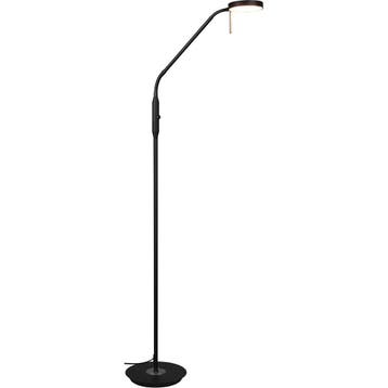 LED Vloerlamp 12W Dimbaar - Zwarte Trion Monzino Met Aanpasb, Verzenden, Nieuw