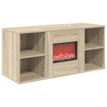 vidaXL Elektrische haard Sonoma 100 x 37 x 45,5 cm Bewerkt, Verzenden, Nieuw