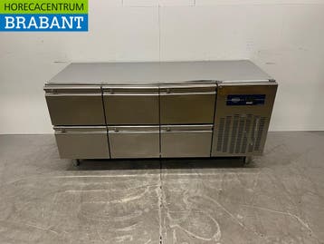 Etabli réfrigéré Rubbens en acier inoxydable 6 tiroirs 175,5, Verzenden