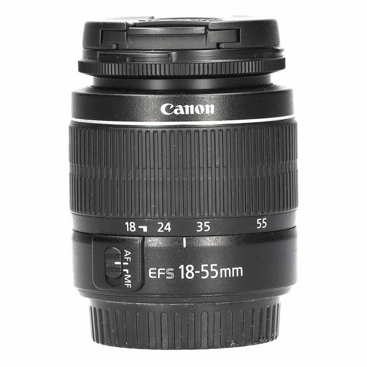Canon EF-S 18-55mm f/3.5-5.6 III met garantie, Audio, Tv en Foto, Foto | Lenzen en Objectieven, Gebruikt, Ophalen of Verzenden