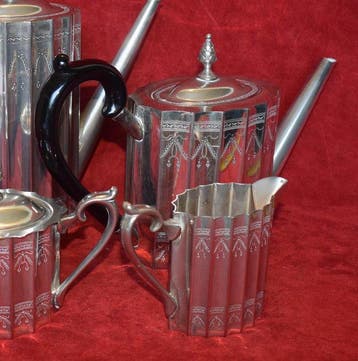 Theeservies (4) - Mooi thee-/koffieservice - Godinger -