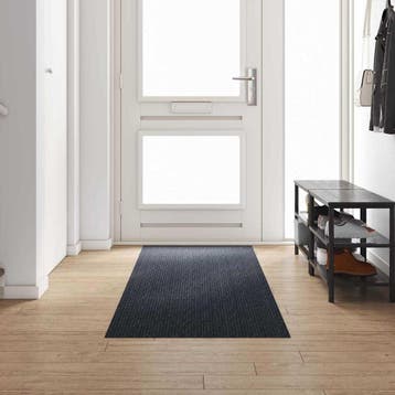 vidaXL Tapijt Loper Antraciet 80 x 300 cm Stof, Verzenden
