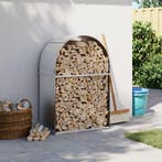 vidaXL Haardhoutopslag 80x45x120 cm gegalvaniseerd staal, Verzenden