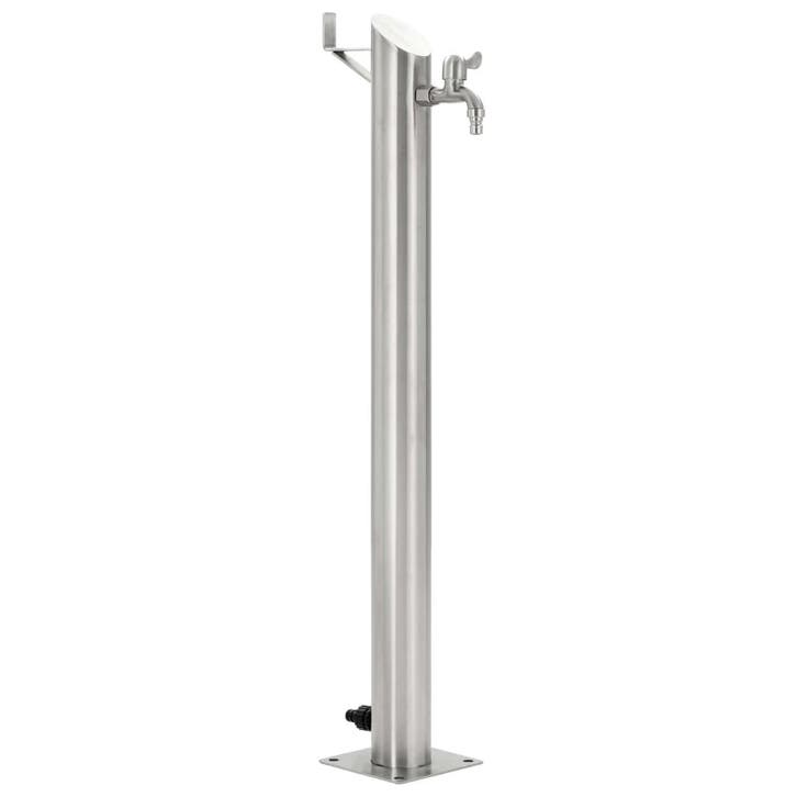 vidaXL Tuinwaterkolom rond 95 cm roestvrij staal, Tuin en Terras, Overige Tuin en Terras, Nieuw, Verzenden
