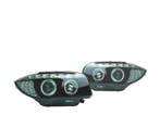 PHARES BMW E81 E87 E82 E88 ANGEL EYES FEUX DE JOUR FOND NOIR, Verzenden