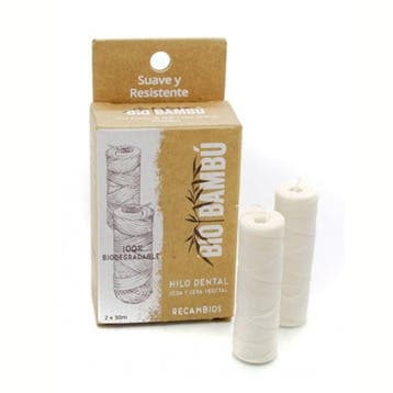 Dental Floss Fluoride Free - Navulling: 2 x 30 m. - Eliah, Bijoux, Sacs & Beauté, Beauté | Soins du corps, Ophalen of Verzenden