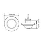 ESYLUX Interrupteur de mouvement compact (complet) -, Bricolage & Construction, Verzenden
