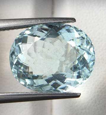 Sans prix de réserve - 1 pcs Bleu Aigue-marine - 9.13 ct -, Bijoux, Sacs & Beauté, Pierres précieuses