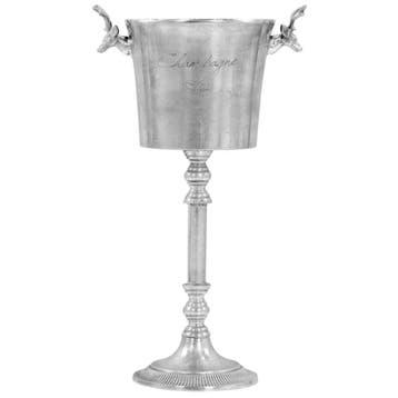 vidaXL Champagnekoeler 39x29x71 cm massief aluminium, Verzenden