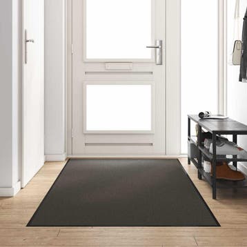 vidaXL Deurmat Antraciet en Zwart 120 x 250 cm 100%, Verzenden, Nieuw