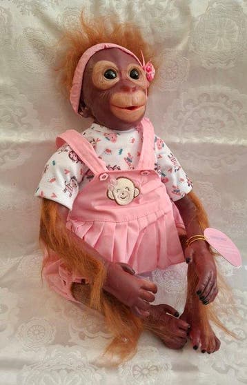 reborn - Pop Boneca reborn Colecionáveis de macaquinho 50