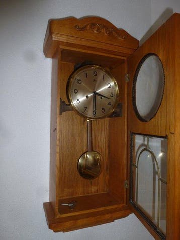 Regulateur - - Eik - 1970-1980, Antiek en Kunst