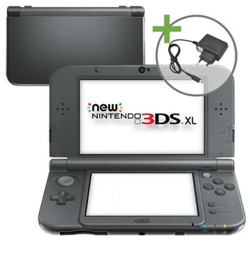 New Nintendo 3DS XL - Metallic Black, Games en Spelcomputers, Spelcomputers | Nintendo 2DS en 3DS, Verzenden, Nieuw