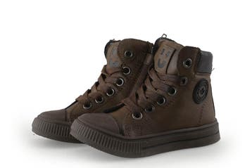 Muyters Veterboots Jongens in maat 24 Bruin, Kinderen en Baby's, Verzenden, Jongen of Meisje, Schoenen, Zo goed als nieuw