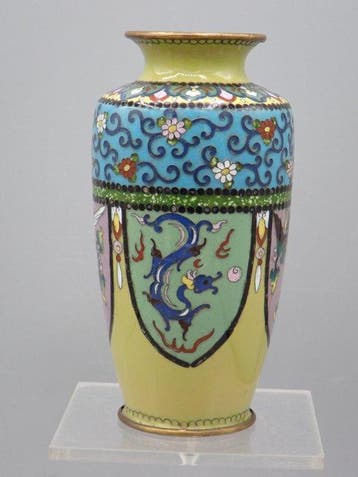 Vaas - Emaille - Japan - Meiji periode (1868-1912) (Zonder