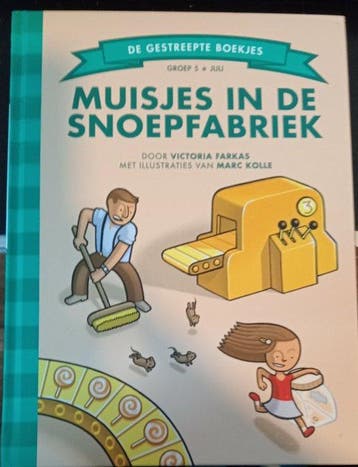 Muisjes in de snoepfabriek / De Gestreepte Boekjes, Verzenden, Zo goed als nieuw, Victoria Farkas
