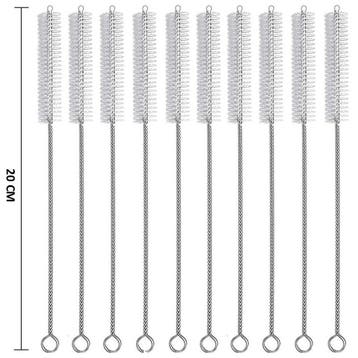 Fako Bijoux - RVS Schoonmaakborstels Voor Rietjes - 10 Stuks, Verzenden, Nieuw