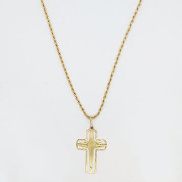 Ketting met hanger - 18 karaat Geel goud