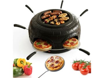 CuisineKing G1 - 3-in-1 Pizza Grill Oven - Raclette Grill en, Elektronische apparatuur, Verzenden, Zo goed als nieuw