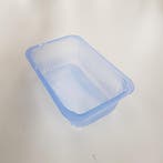 Plastic schaal 275x175x86mm transparant blauw nieuw (rest), Zakelijke goederen, Stock en Retail | Verpakking en Verzending, Ophalen of Verzenden