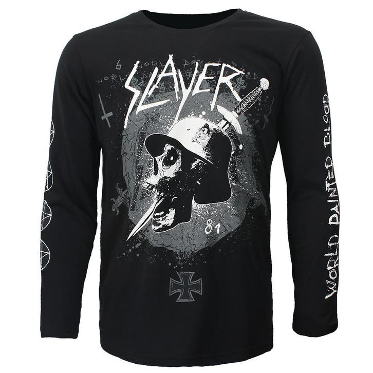 Slayer Soldier Skull Dagger Longsleeve T-Shirt, Vêtements | Hommes, T-shirts