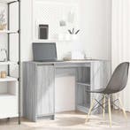 vidaXL Bureau 120x42x76 cm spaanplaat grijs sonoma, Huis en Inrichting, Verzenden, Nieuw