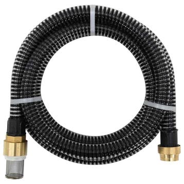 vidaXL Zuigslang met messing koppelingen 1,1 15 m PVC, Verzenden, Nieuw
