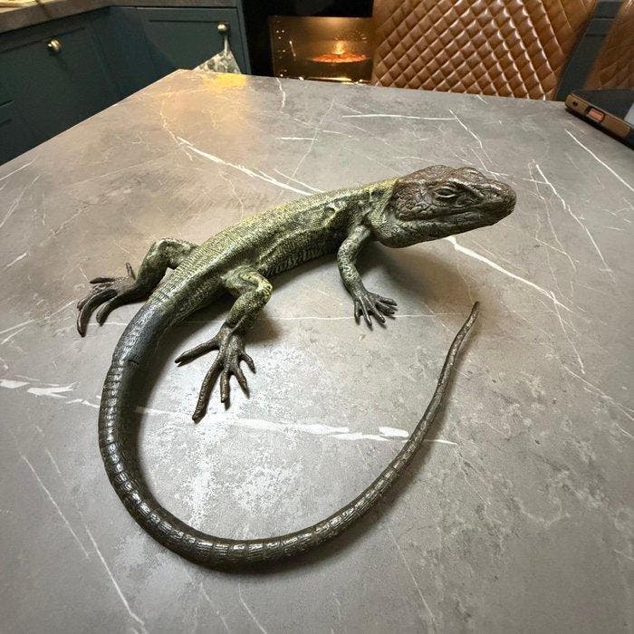 Franz Bergmann - Figuur - Antique Cold Painted Bronze Large, Antiquités & Art, Antiquités | Céramique & Poterie