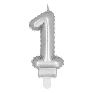 Zilveren Kaars 1 Jaar 8cm, Hobby en Vrije tijd, Verzenden, Nieuw