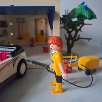 Playmobil - Jouet Playmobil garage – 4318 met extra auto -