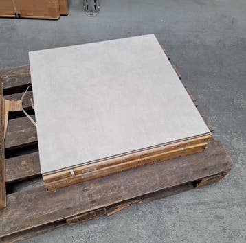 SALE - Volcano Grey  Light 60 x 60 cm, 5m2, nr455 -, Ophalen of Verzenden, Nieuw