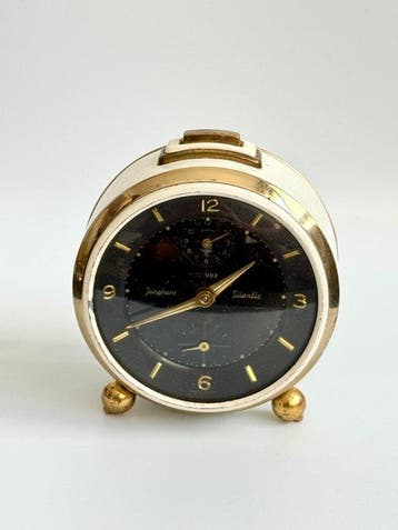 Wekker - Rare Junghans Trivox Silentic – Design Mid-Century