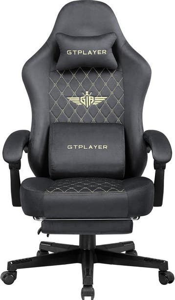 GTPLAYER Gaming stoel, stof, gamingstoel, ergonomische burea, Verzenden