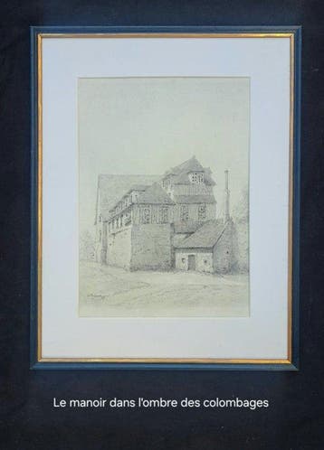 Charles Dubourg (1842-1920) - Le manoir dans lombre des