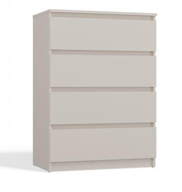 Ladekast  4 lades creme Creme (Slaapkamer), Verzenden