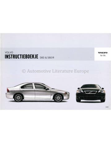 2006 VOLVO S60 INSTRUCTIEBOEKJE NEDERLANDS
