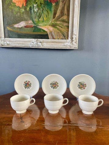 Wedgwood - Service à thé (6) - Conway - Porcelaine -