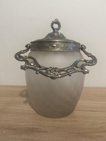 Pot à biscuits - Verre, Régule - seau à biscuits