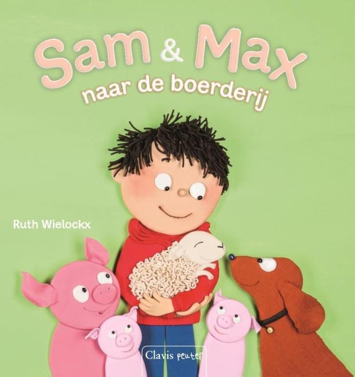 Naar de boerderij / Sam & Max 9789044823905 Ruth Wielockx, Livres, Livres pour enfants | 0 an et plus, Envoi