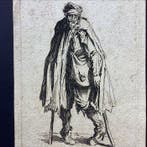 Jacques Callot (1592-1635) - Le Mendiant aux Béquilles et a, Antiek en Kunst