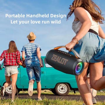 P12 Draadloze Luidspreker - 60W Bluetooth 5.3 TWS Boom Box, Verzenden, Nieuw