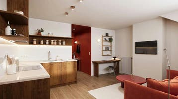 Appartement aan Rue Joseph Dekeyn, Saint-Josse-ten-Noode, Immo, 50 m² of meer