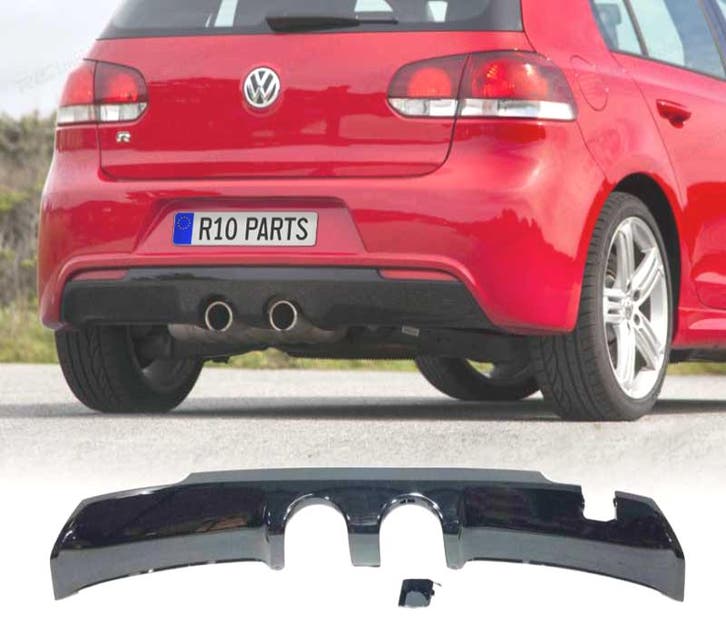 DIFFUSEUR VOLKSWAGEN VW GOLF MK6 R20 NOIR BRILLANT, Auto-onderdelen, Carrosserie, Verzenden
