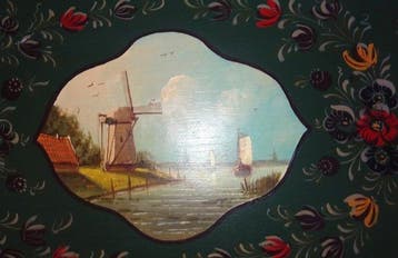 Dienblad - Hout, Antiek en Kunst