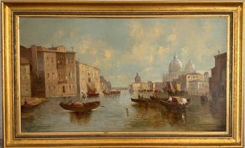 R Domba. (XlX) - The Grand Canal, Venice.
