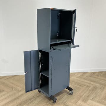 Eurokraft verrijdbare computerkast met werkblad, (hxbxd), Articles professionnels, Aménagement de Bureau & Magasin | Ordinateurs & Informatique