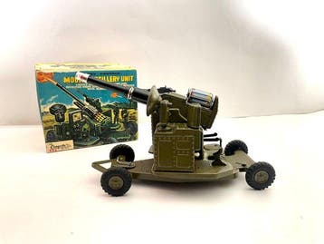 Toy Nomura - Jouet en étain - Mobile Artillery Unit - Japon