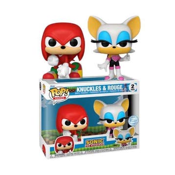 Funko Pop!  Sonic - Knuckles & Rouge ) 2-Pack, Verzamelen, Poppetjes en Figuurtjes, Verzenden, Nieuw