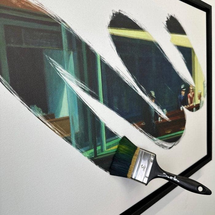 Santicri - Dèjà-vu, Nighthawks, Antiek en Kunst, Kunst | Schilderijen | Modern