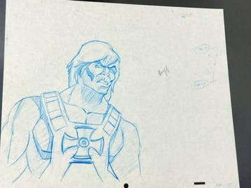 Filmation - Originele tekenfilmtekening van He-Man - He-Man, Nieuw in verpakking